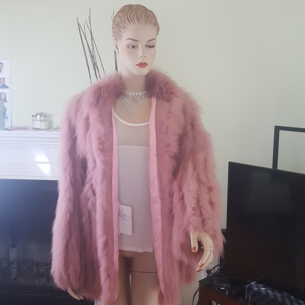 Henig Fox Fur and Leather Bomber